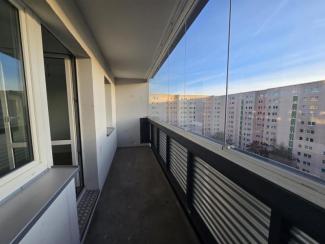 verglaster Balkon