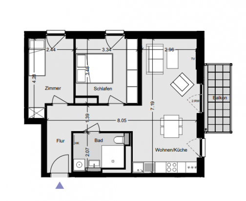 Typ 1 Grundriss Typ 1