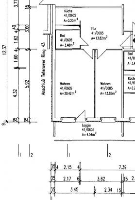 2 Zimmer 57,42 m² 2 Zimmer 57,42 m²